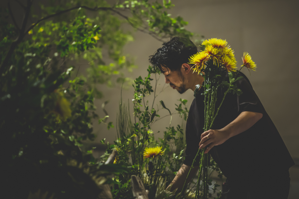 Japanese Flower artist Hikaru Seino